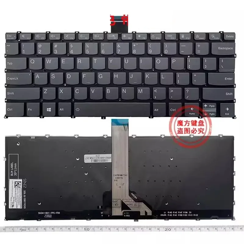 

Новая американская клавиатура для Lenovo Xiaoxin Air14 IAP8 IRP8 IAH8 Pro14 IRH8 2023, клавиатура 14 LRL8, английская клавиатура для ноутбука