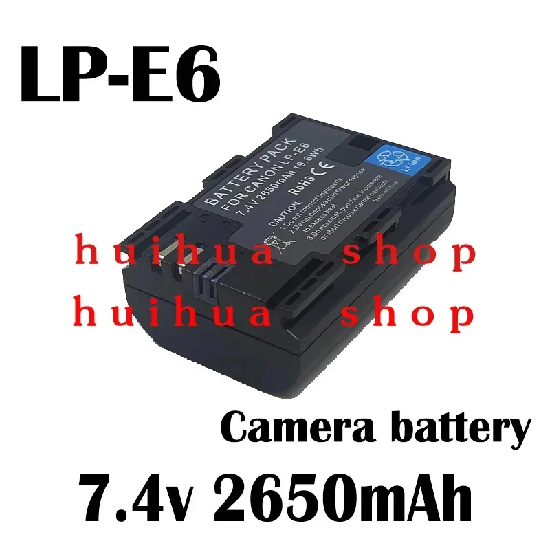LP-E6 LP E6 E6 LPE6 Camera Battery LCD USB Dual Charger For Canon EOS 6D 7D 70D 60D 60Da 5D 60DA 5DS 5D3 5D2 zm