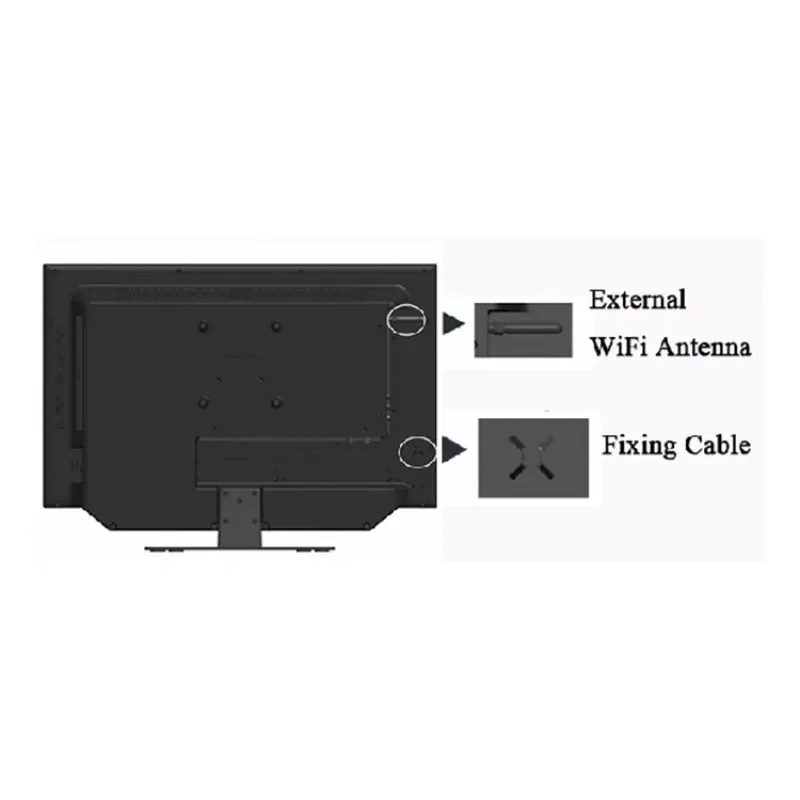 تلفزيون متنقل 22 بوصة للبيع تلفزيون منزلي DC10.8V-32V مع DVD أندرويد 22BA تلفزيون للمنزل المتنقل لقافلة RV #5