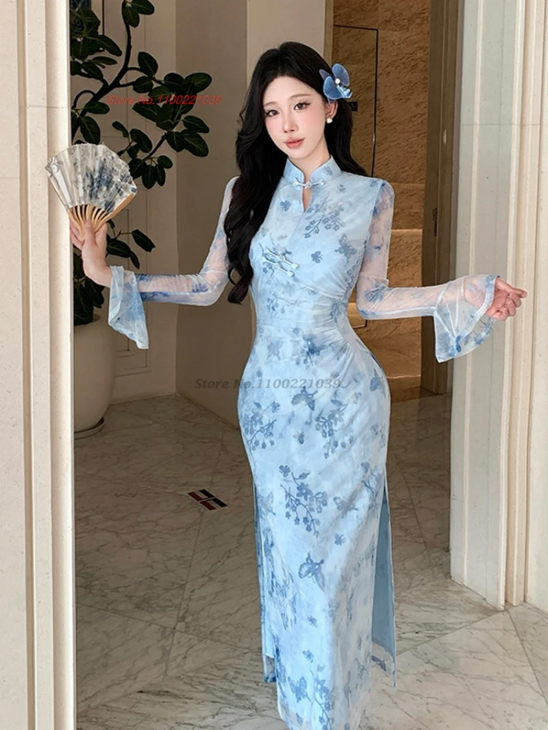 robe-chinoise-sexy-en-cheongsam-2026-en-maille-floquee-qipao-traditionnel-a-imprime-floral-robe-de-soiree-vintage-pour-banquet-et-boite-de-nuit