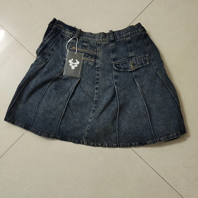 2024 New Women Long Denim Skirt  Fashion High Waist Split Skirt Female Casual High Waist Thin Mid Long Skirts        ﻿