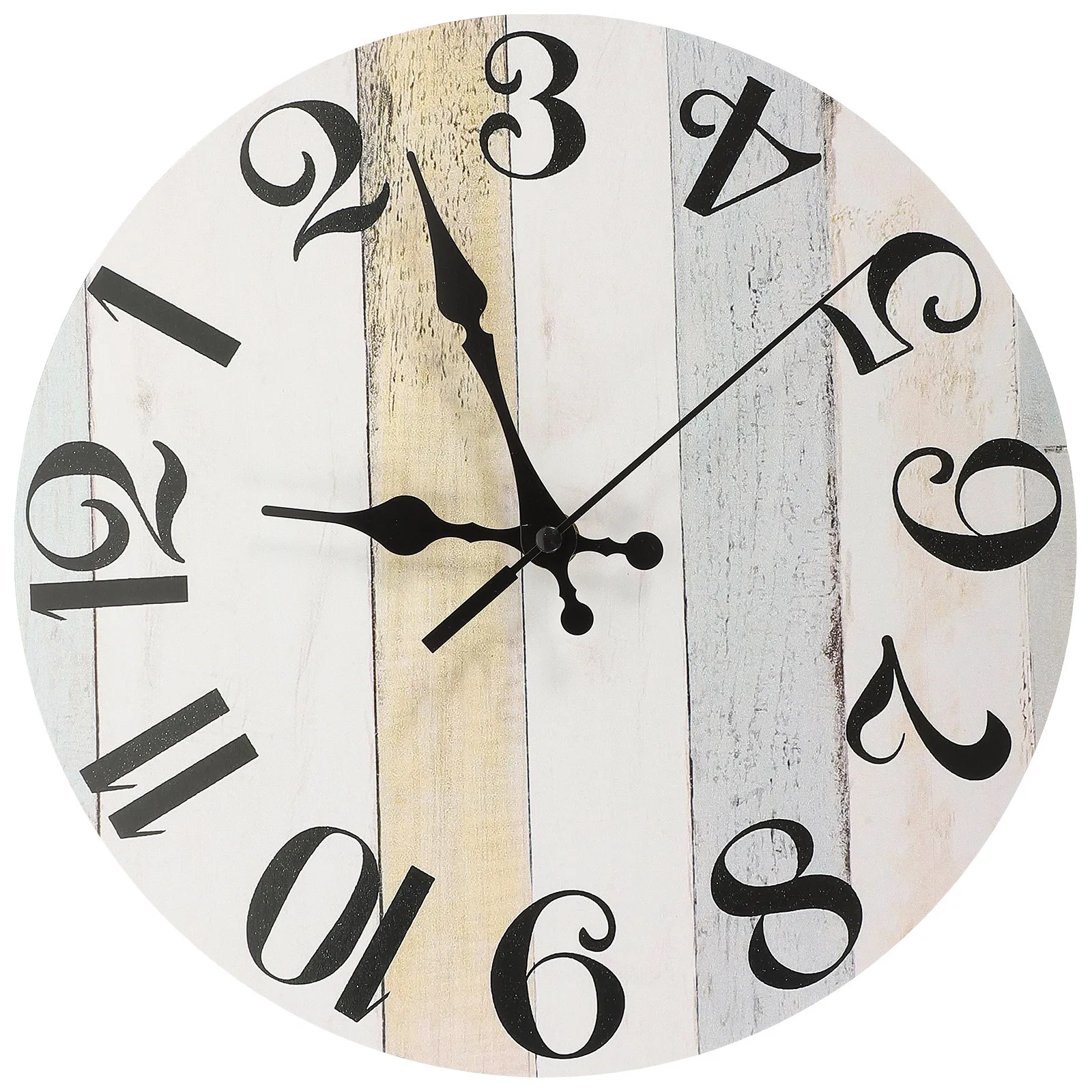 

Round Digital Wall Clock Premium Material Quiet Non-Ticking Movement Easy Read Decorative Clock For Living Room Bedroom