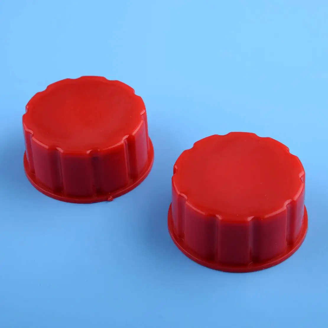 2 peças tampa de base sólida de rosca grossa para lata de gás com junta de vedação acessórios para carro