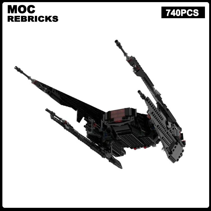 

Space War Series Tie Silencer Knights MOC Building Block InterStellar Spacecraft Model Brick Toys Children's Christmas Gifts