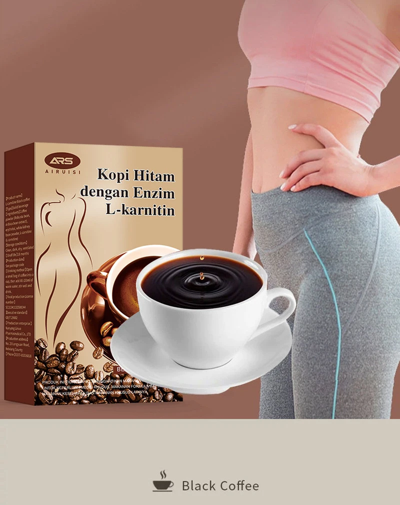 

Fast weight loss drinks Kopi Hitam dengan Enzim L-karnitin L-carnitine black coffee 2g*10bag
