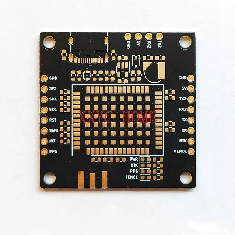 sviluppo della scheda GPS di posizionamento differenziale UAVs RTK di precisione Ublox ZED-F9P personalizzata