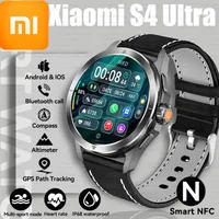 Reloj Inteligente Xiaomi 2026 S4 Ultra para Hombre, Resistente al Agua IP68, AMOLED, Deportivo, GPS, Brújula, Frecuencia Cardíaca, NFC, Llamadas por Bluetooth