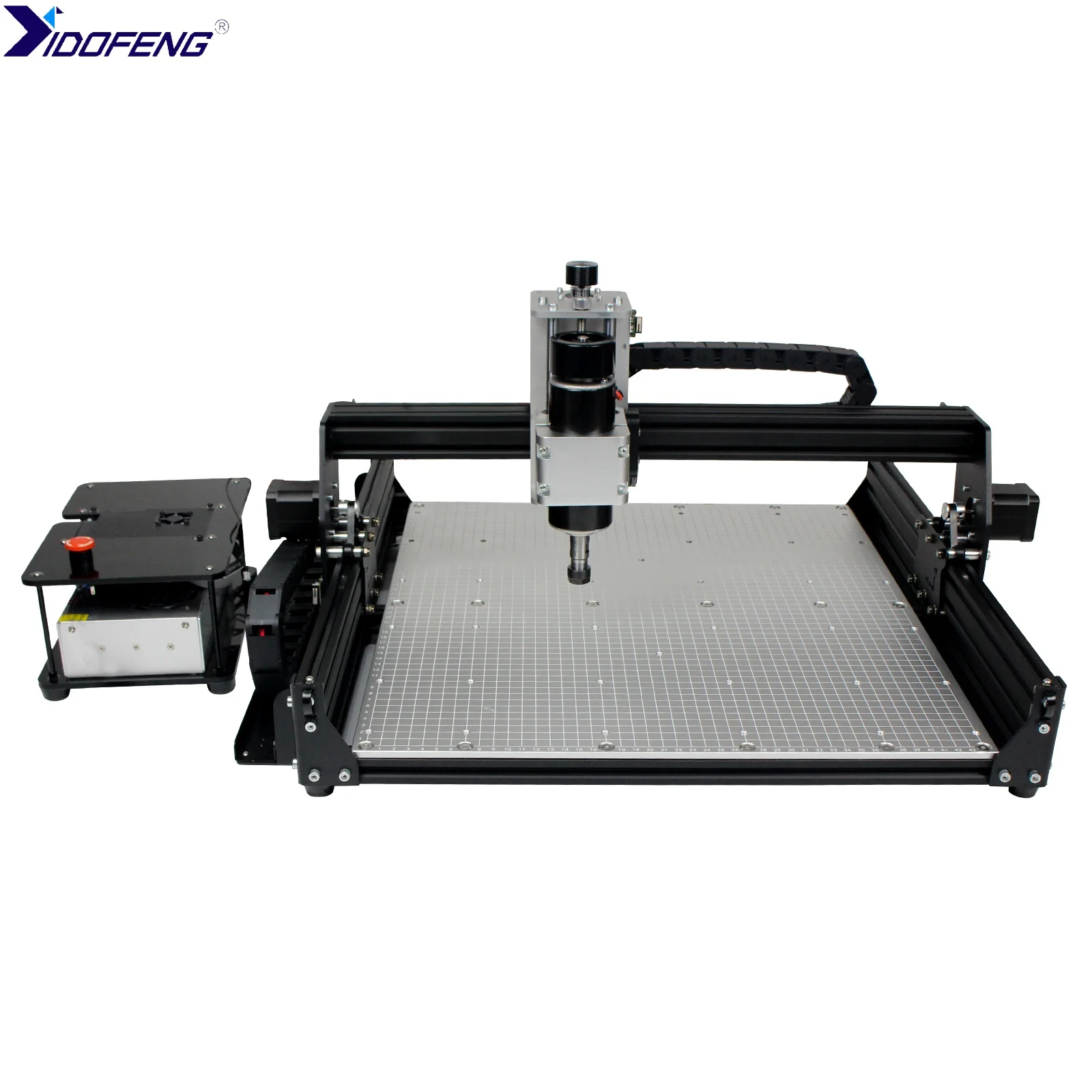 2-in-1 4540 Laser Engraver 500W 3 Axis GRBL DIY CNC Router Milling Machine Aluminum Table With Touch Controller 20W 40W Laser