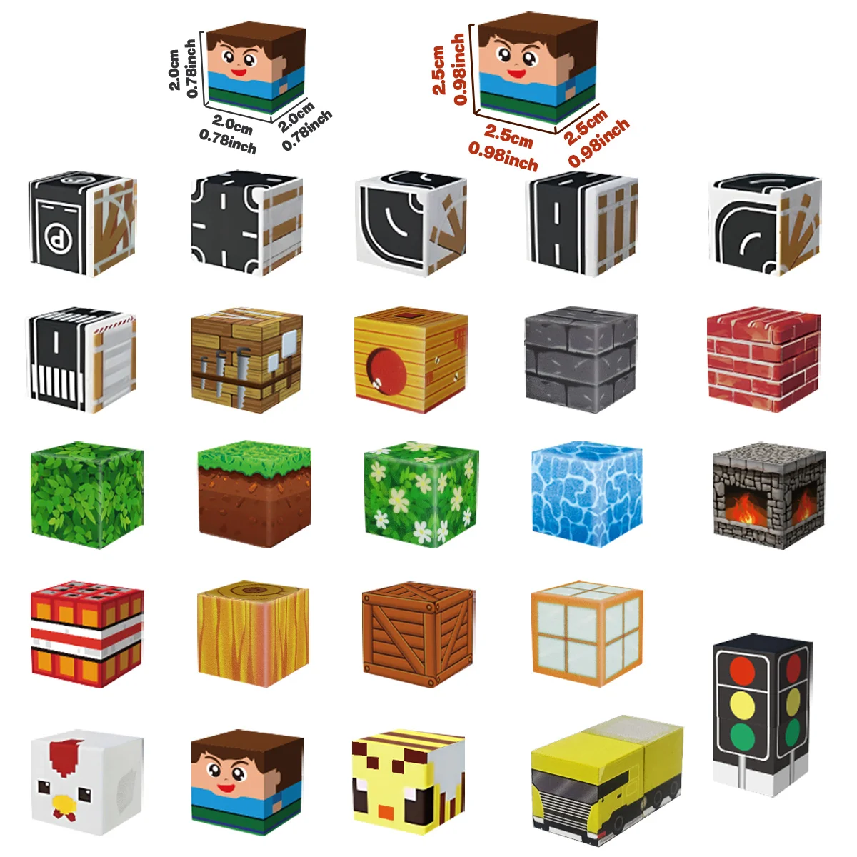 磁気ブロック - 草原磁気ビルディングブロックセット、子供用教室感覚玩具、男の子と女の子のための森を構築するセット