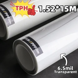 2-3 Years Warranty Quality 6.5Mil brightness TPH PPF Car Paint Protection Film 1.52*15M Nano Coated Not Yellowing TPH PPF Film