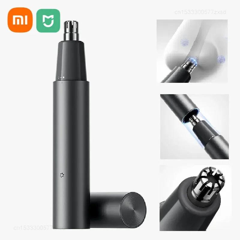 Xiaomi mijia elektrische nase haars ch neider abnehmbare anti bakterielle klinge versteckte schutzhülle ipx5 wasserdicht tragbar für männer