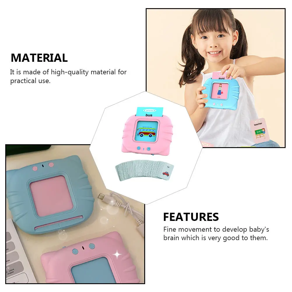 1 Set Englisch Lernen Karten Kinder Alphabetisierung Spiel Maschine Tragbare Frühe Bildung Wort Anerkennung Spaß Puzzle Spielen Lernen Werkzeug