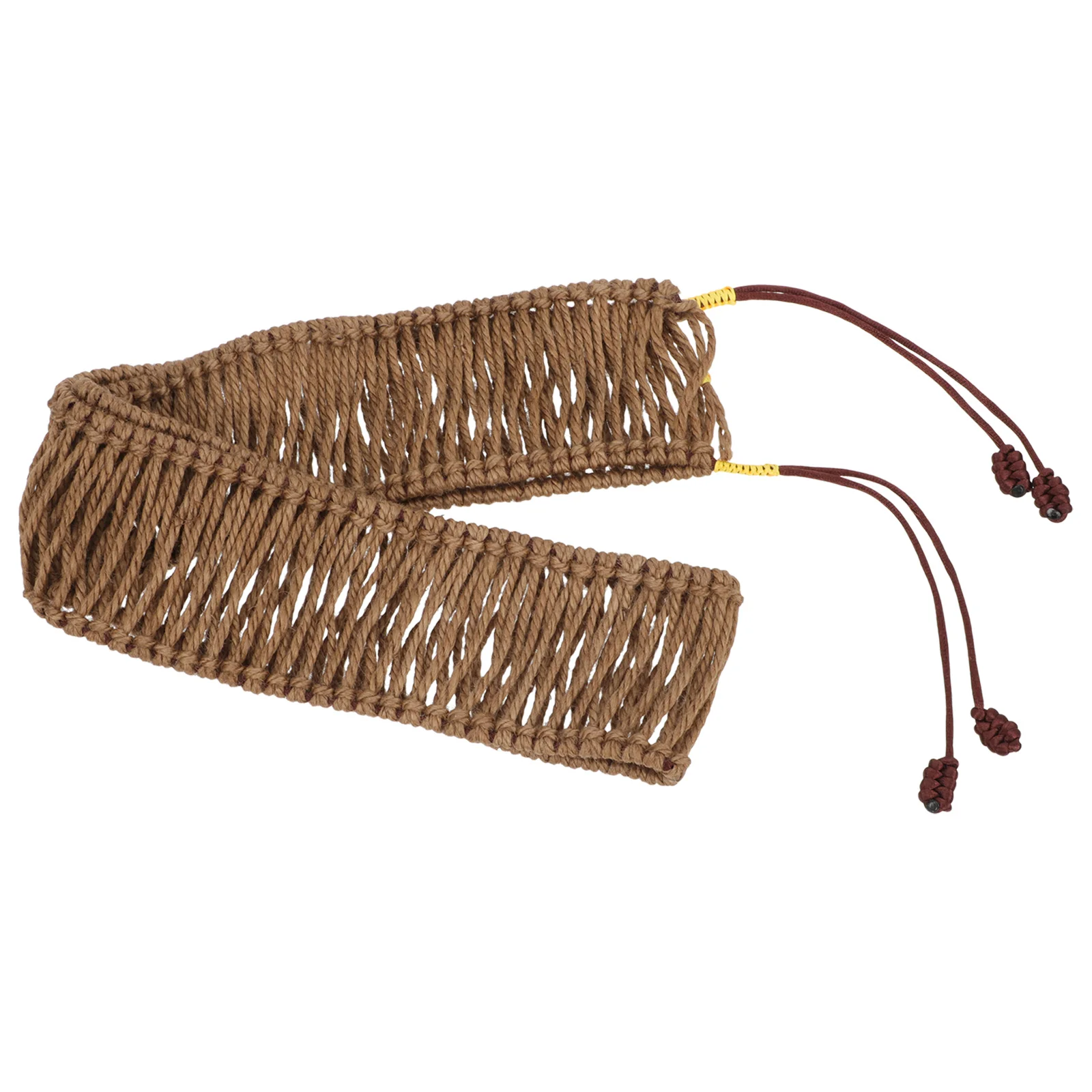 

12 Inch Ethereal Drum Hemp Rope Steel Tongue Accessory Wrap Cord Foldable Decorative Binding Cord for Drum Accessory