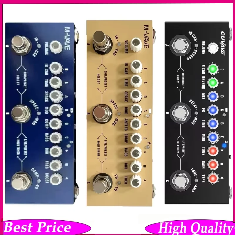 

Cube BABY Multi Effects Pedal for Electric Guitar/Bass/Acoustic Guitar 8 IR Cabinets Simulation M-vave Rechargeable Pedal