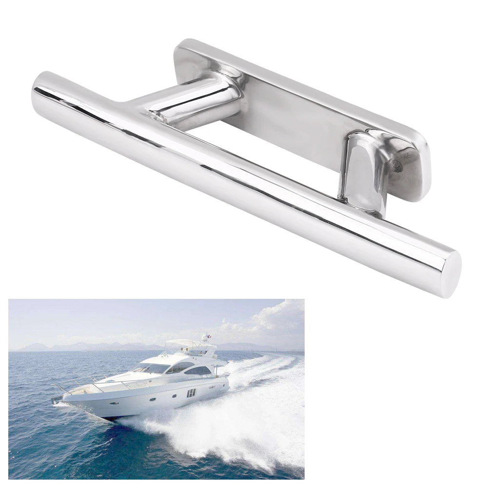 

8inch Stainless Steel Boat Mooring Dock Deck Rope Cleat – Durable Marine Accessory for Marine Yacht, Reliable Anchoring Hardware