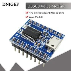 DNIGEF 1 PCS NEW JQ6500 Voice Sound Module USB Replace One to Five Way MP3 Voice Standard JQ6500 Voice Module 16M