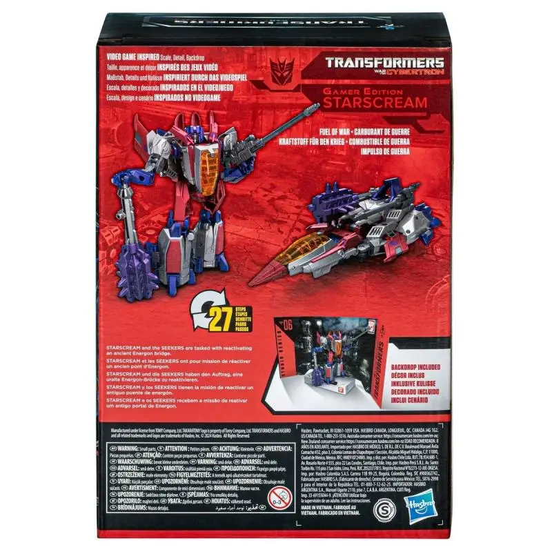 TAKARA TOMY Transformers Studio Series War for Cybertron Starscream Voyager Class 6,5-calowa figurka akcji Prezent SS GE-06