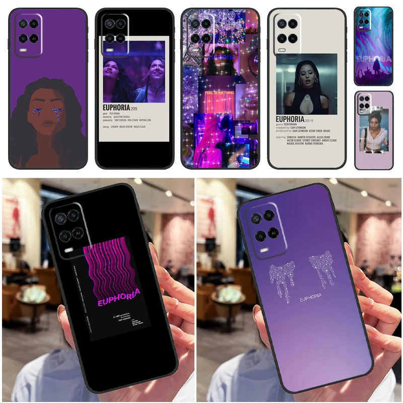 Coque de téléphone série TV américaine Euphoria, pour Oppo A58 A18 A38 A78 A98 A17 A77 A80 A40 A60 A16 A76 A96 A74 A94 A54 A15 A57S