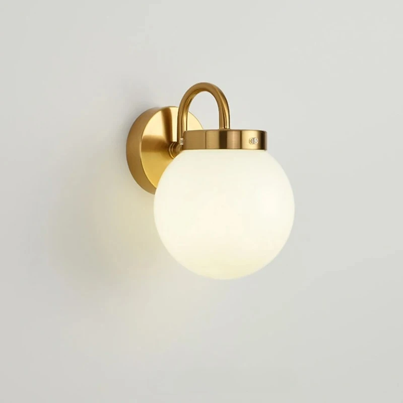 

Nordic and Modern LED Glass Wall Lamp Indoor Lighting Room Decor for Hotel Bedroom Bedside Living Room Light