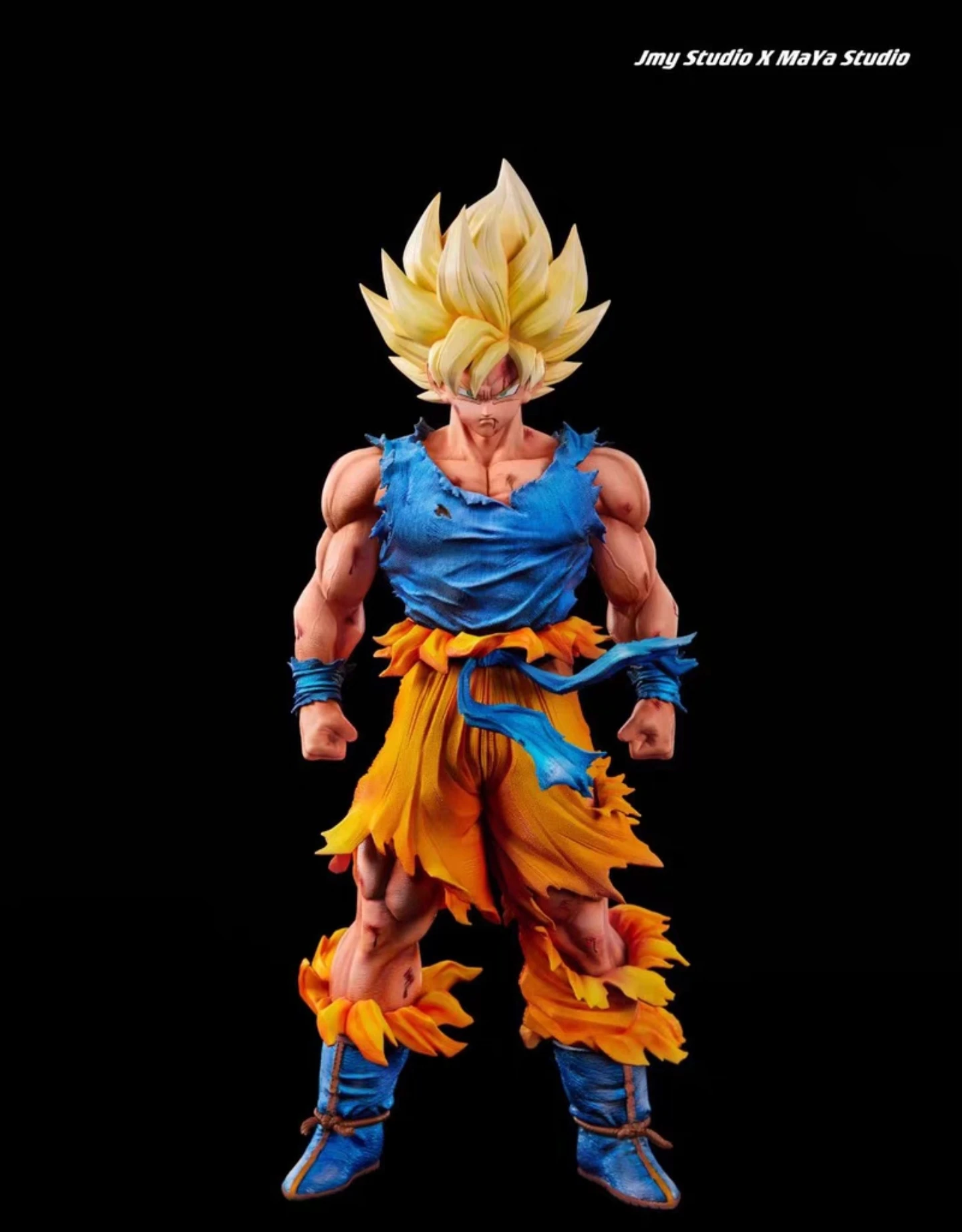 28 سنتيمتر/11 بوصة لعبة دراغون بول أنيمي شخصية سوبر سايان جوكو JMY نسخة البلاستيكية عمل نموذج لجسم تمثال الديكور الحلي لعبة #3