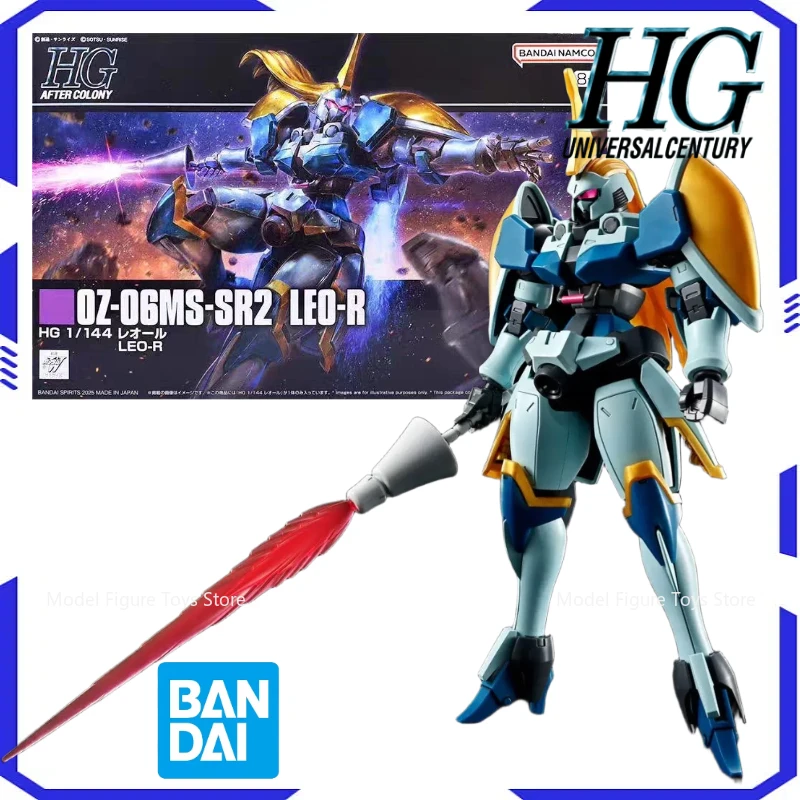 

Bandai Original Model Assembly Kit 1/144 HG-OZ-06MS-SR2 Leo-R Anime action character assembly model toy robot boy gift
