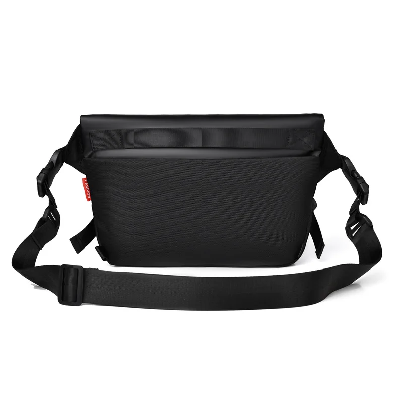 جديد الرجال سعة كبيرة Crossbody حقيبة صدر للرجال السيدات الترفيه التنقل حقيبة ساعي أكسفورد بولي PU التحكم ركوب الدراجات حقيبة كتف الدراجة