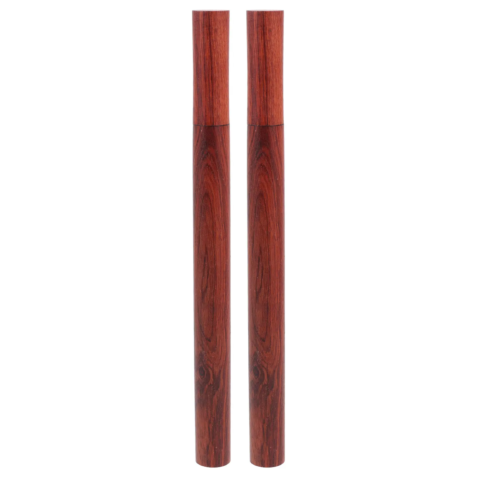 

2pcs Rosewood Tubes Rosewood Incense Tubes Sturdy Reliable Smooth Surface Safe Lid Design Dustproof Storage Containers