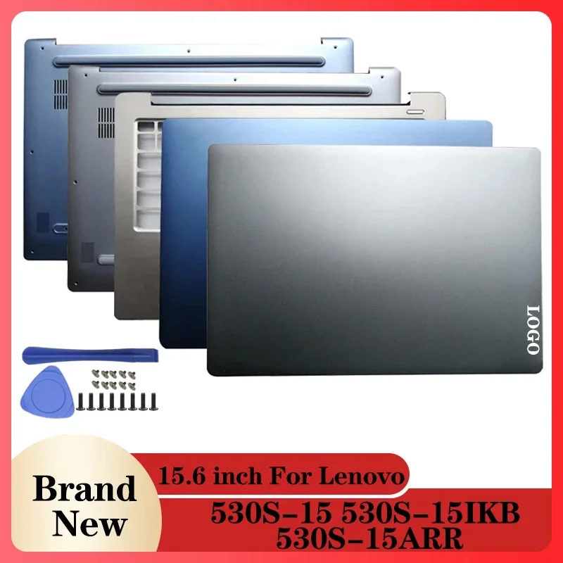 

NEW Laptop LCD Back Cover/Palmrest Upper Case/Bottom Case For Lenovo AIR15 Ideapad 530S-15 530S-15IKB 530S-15ARR Silver Blue