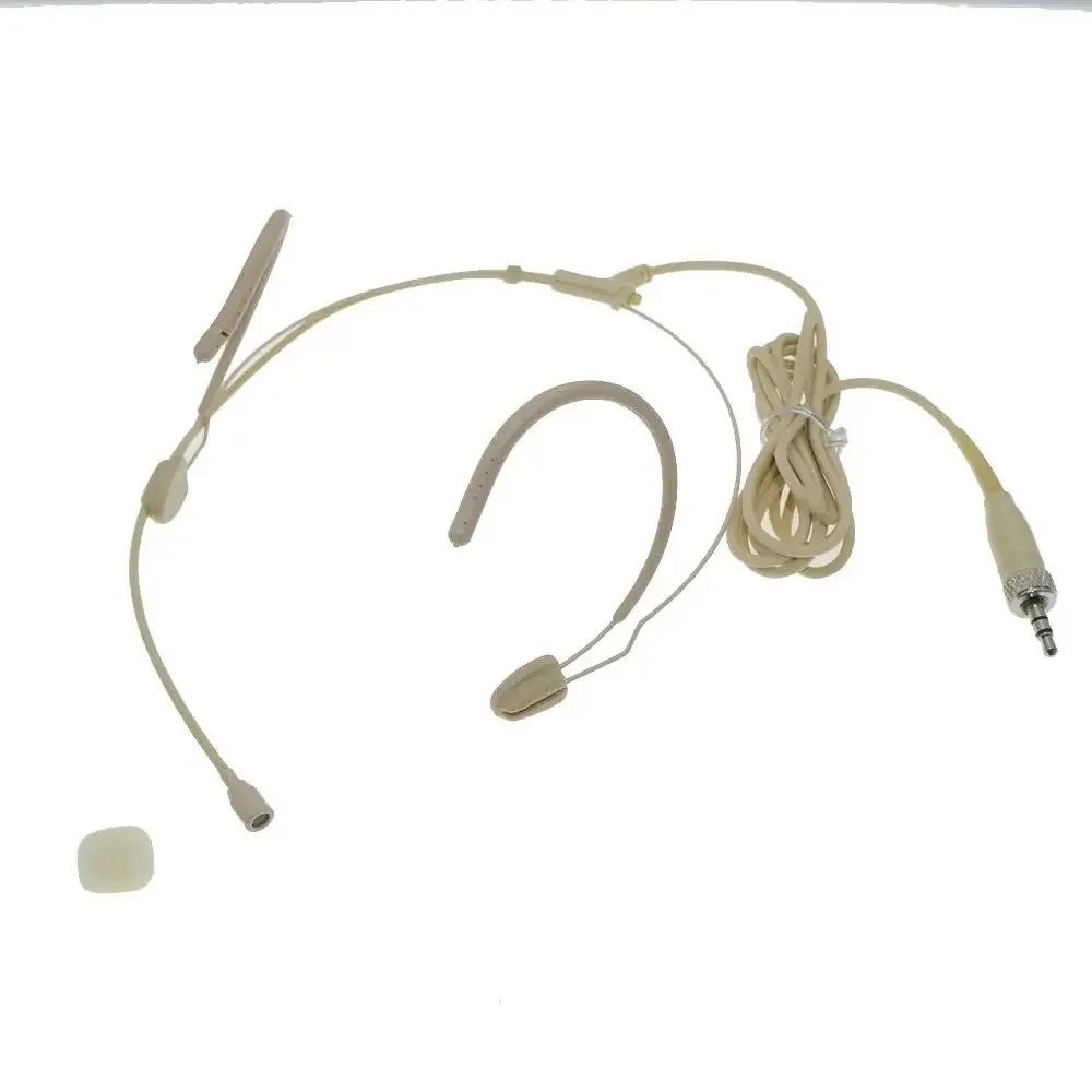 Professional Dynamic Headset Microphone for Sennheiser XS AVX EW G2 G3 G4 Wireless, 3.5mm Locking Jack, 2.2mm Cable