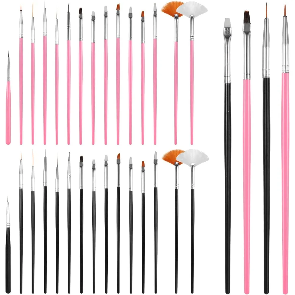 

30 PCS Cake Decorating Brushes, Cookie Paint Brushes Food Safe Paint Brushs Kit Cookie Decorating Brush Food Paints Fondant Brus