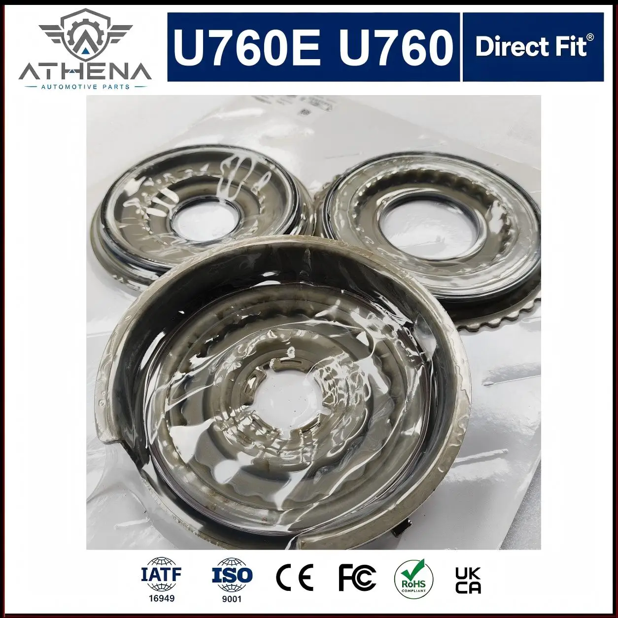 U760E U760 Transmission Clutch Piston Kit Fix Pressure Leak Slip Harsh Shift Fit Toyota 6AT Automatic Gearbox