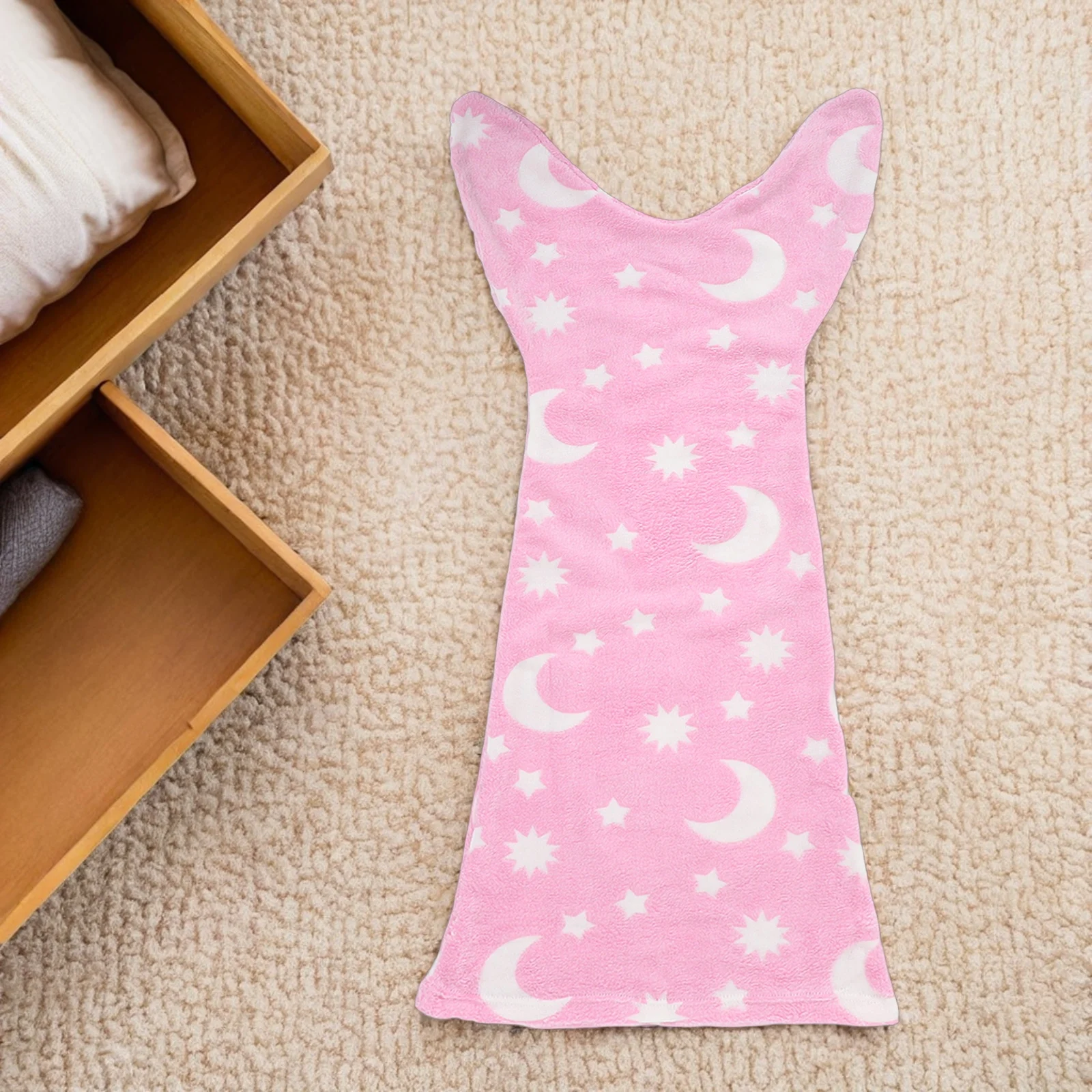 

Luminous Mermaid Sleeping Bag Blanket for Kids Glow in Dark Toddler Wearable Fleece Throw Bedding Soft Polyester Warm