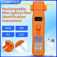 COMPTYCO AUA-C607/C605 Rechargeable Fiber Optic Identifier Live with Built in OFI /OPM /LED Light /VFL 800-1700nm SM