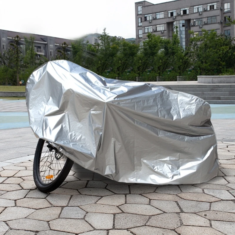 Universal Waterproof Motorcycle Cover Outdoor UV Protection Motorbike Shelter Motorcycle Rain & Dust Cover for Scooter Bicycle