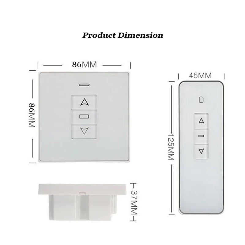 DC24V Power Input DC24V Output For DC Chain Opener Linear Motor 120W