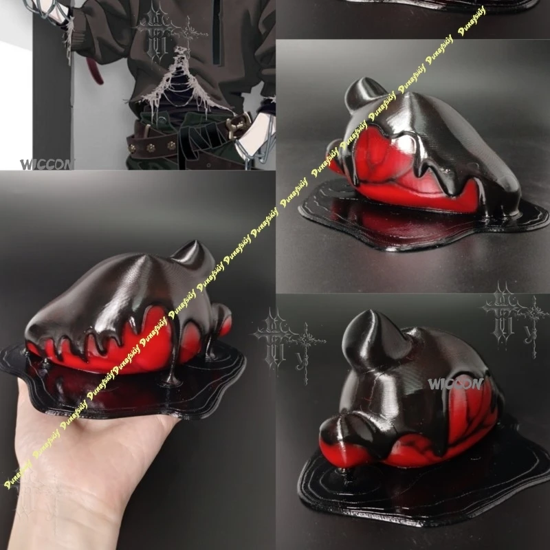 Disfraz Limitado Alien Stage March Monster CAFE: Corazón Glaseado con Chocolate, Accesorios Completos para Cosplay, Conveniones, Halloween, Juego de Rol en Cafetería