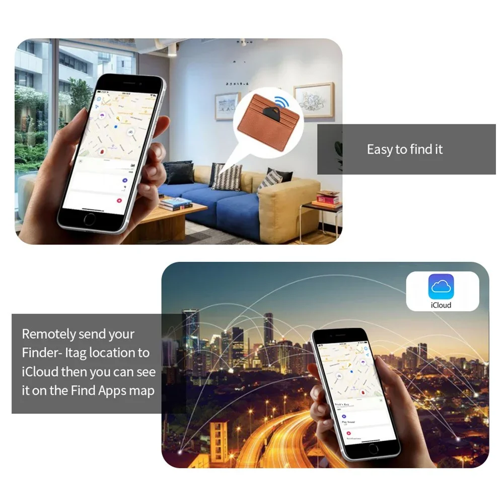 Smart GPS Tracker Mini Tracking Device For Apple Find My APP SmartTag Anti Lose Reminder Device Locator Key Kids Finder Wireless