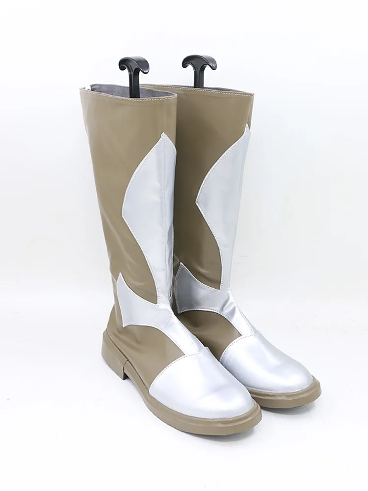 Ragna PU couro Cosplay sapatos, Botas de Carnaval do Dia das Bruxas, Anime Cosplay Props, Feito sob encomenda