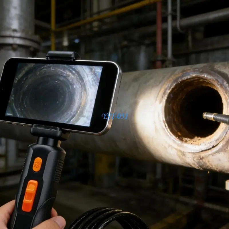 

E15A 360 Adjustable Industrial Inspection Camera With 1080P Clear Imaging And IP67 Water Resistant Tip For Home Vehicle