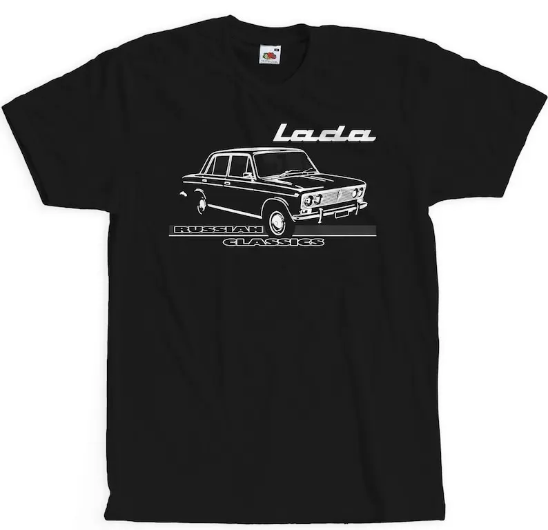 

Lada T-Shirt Vaz Russian Classics Retro Car Short / Long Sleeve