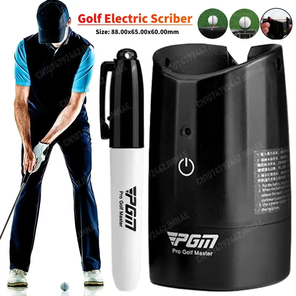 Golf Electric Scriber Kit Finds Rotates Center Of Gravity Distribution Line LED Ball Painter Accessories Ball Spot Marker Tool