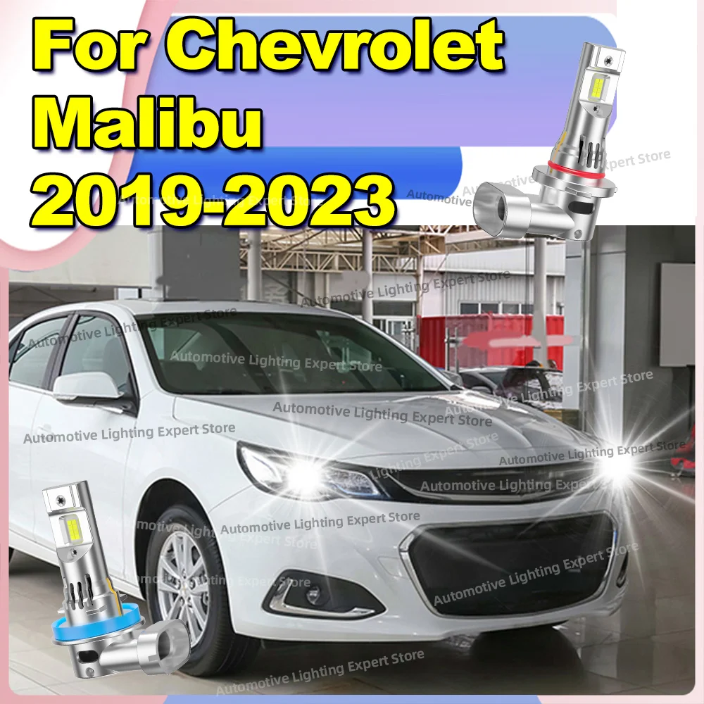 

2/4Pcs LED Headlight Canbus Turbo Lamp 6000K Car Light For Chevrolet Malibu 2019 2020 2021 2022 2023
