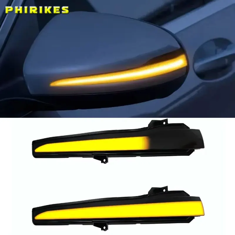 

Dynamic Turn Signal Blinker Sequential Side Mirror Indicator Light For Mercedes Benz C E S GLC W205 X253 W213 W222 V Class W447