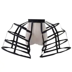 Women's Baroque Pannier Petticoat Victorian Bustle Cage Hoop Skirt Underskirt Crinoline Cosplay Vintage