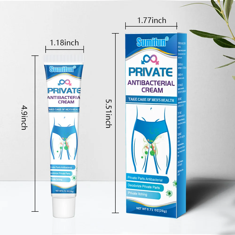 1Pcs Sumifun Genital Antibacterial Cream Man Private Pruritus Dermatitis Treatment Anti Infection Deodorant Vaginal Health Care