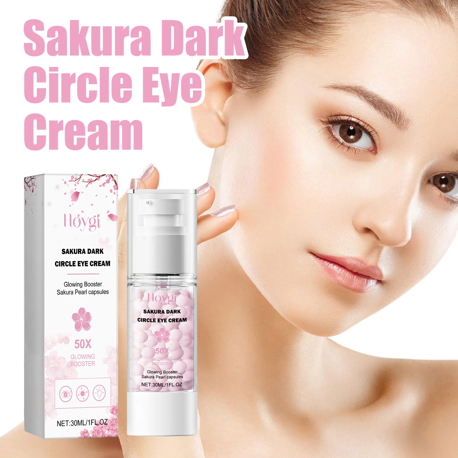 Sakura Moisturizing Cream Improving Dryness Roughness Brighten Skin Tone Fade Dark Spot Nourishing Moisturizing Body Lotion