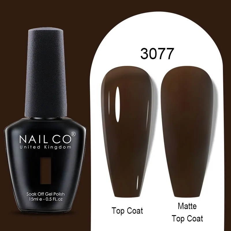 

NAILCO 15ml TOP BASE Gel Polish Vernis Semi Permanent UV Varnish Nail Polish For Nails Art Gel Manicure Design Varnish Hybrid