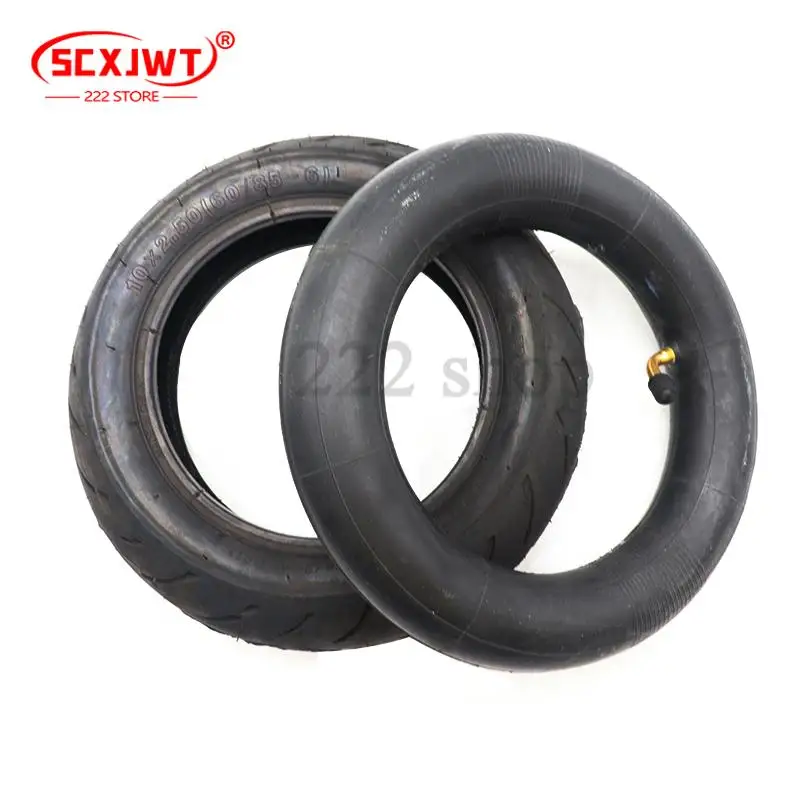 10 بوصة 10x2.50 الإطارات 60/85-6 هوائي الأنبوب الداخلي الإطار الخارجي ل سكوتر كهربائي عالية الجودة مقاومة للاهتراء استبدال أجزاء