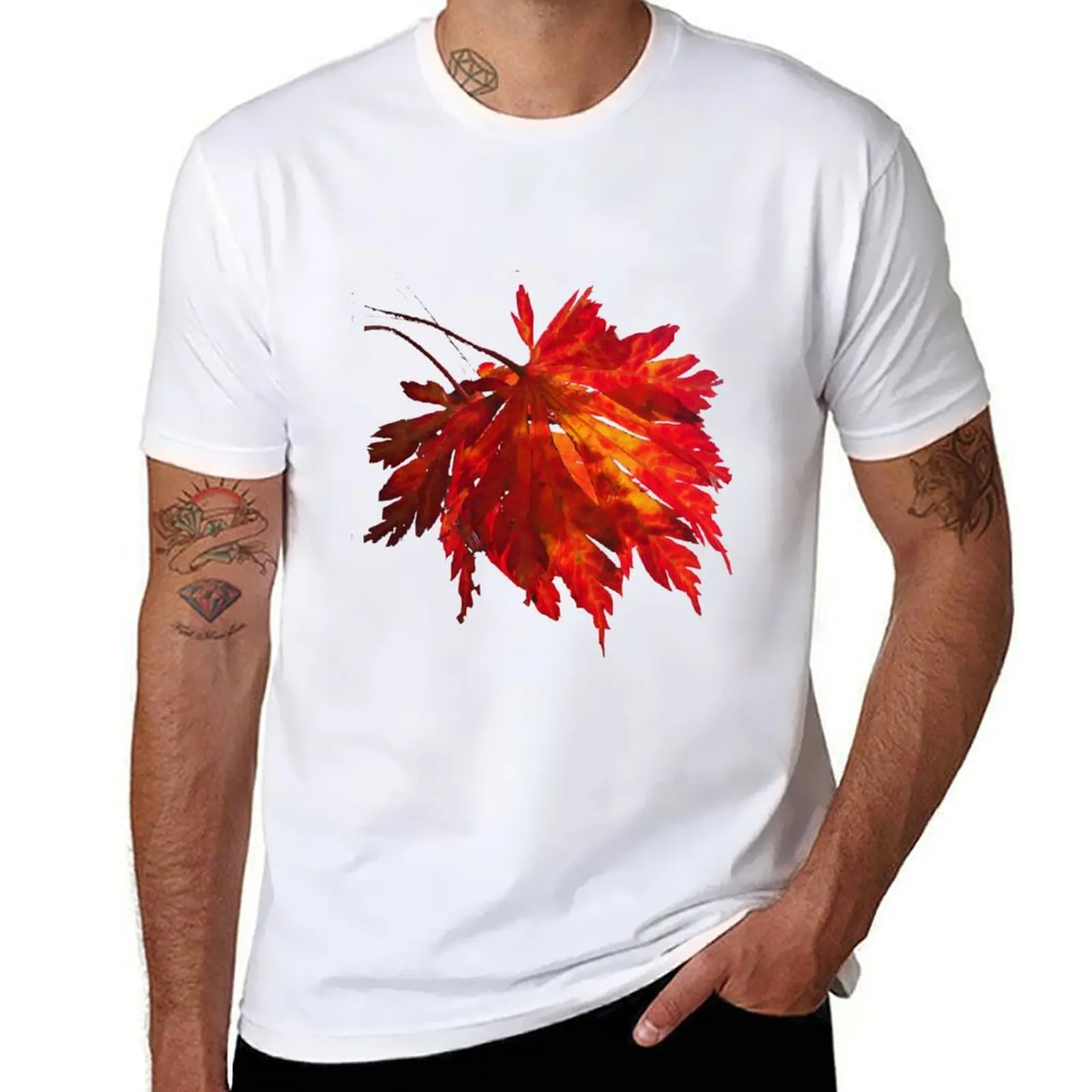 

Fire Leaf - Australia T-Shirt t shirt man casual graphic t shirts for man cotton t shirts high quality T-Shirt