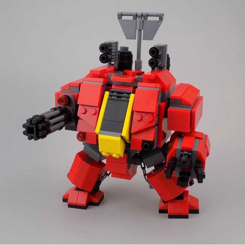 

MOC Warhammered Robots Building Blocks Anime Figure Weapon Heavy Mech Model Aldult Bricks Action Figure Toys for Children